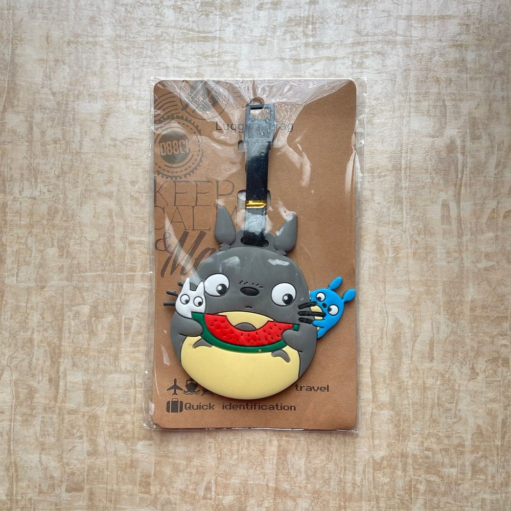 Disney Kawaii Totoro Watermelon Luggage Tag
